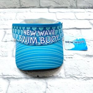 New Wave running visor, silicone swim cap, waterproof phone pouch